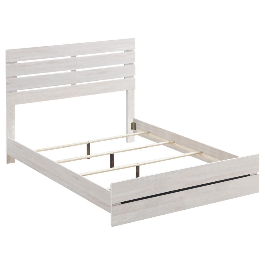 Brantford Wood Queen Panel Bed White