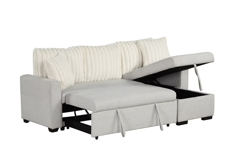 Nori (Beige) Sofa Bed/Storage Sectional