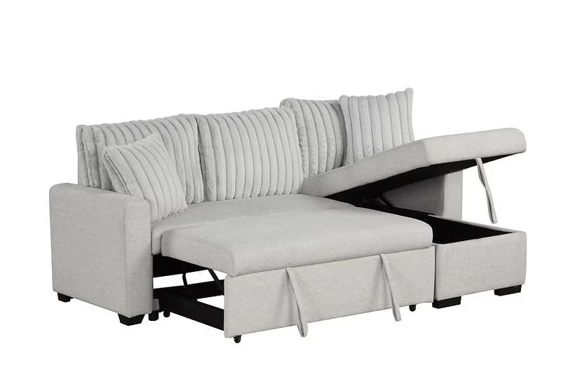 Nori (Grey) Sofa Bed/Storage Sectional