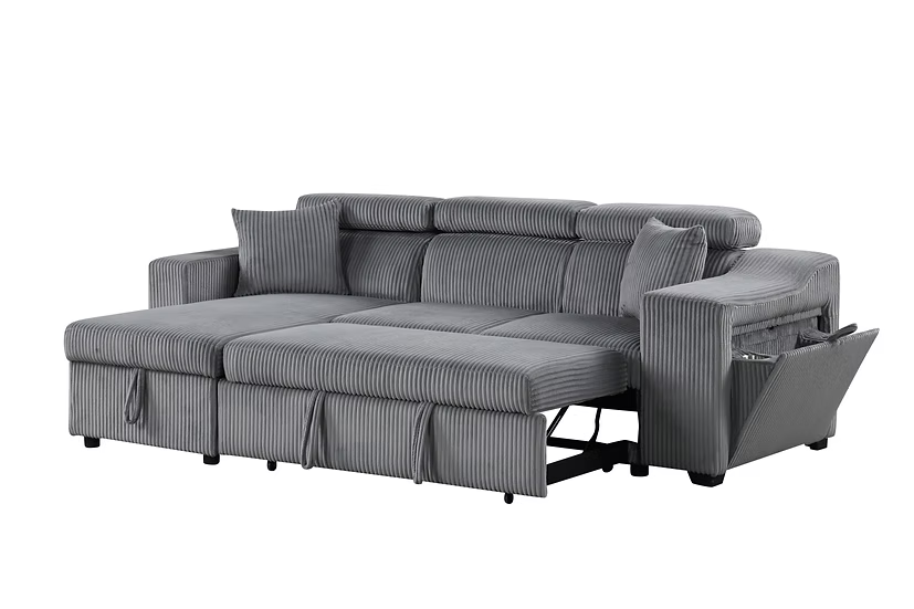 Elina (Black) Sectional