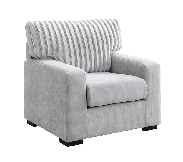 Tara Sofa/Loveseat/Chair Set Grey