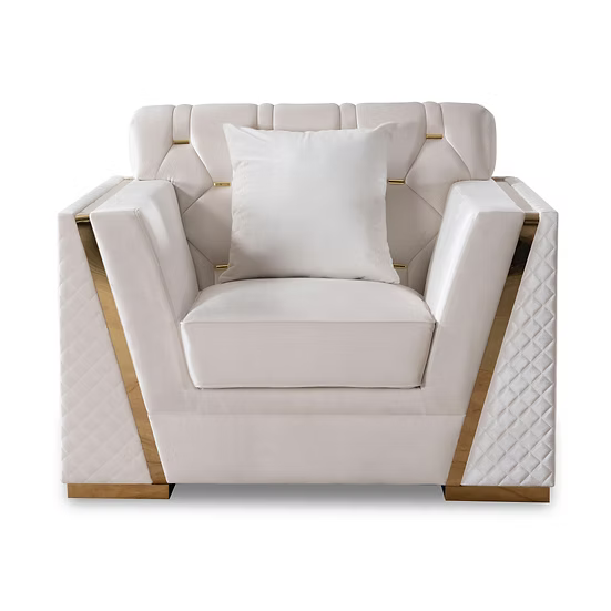 Helina Sofa/Loveseat Set Off White
