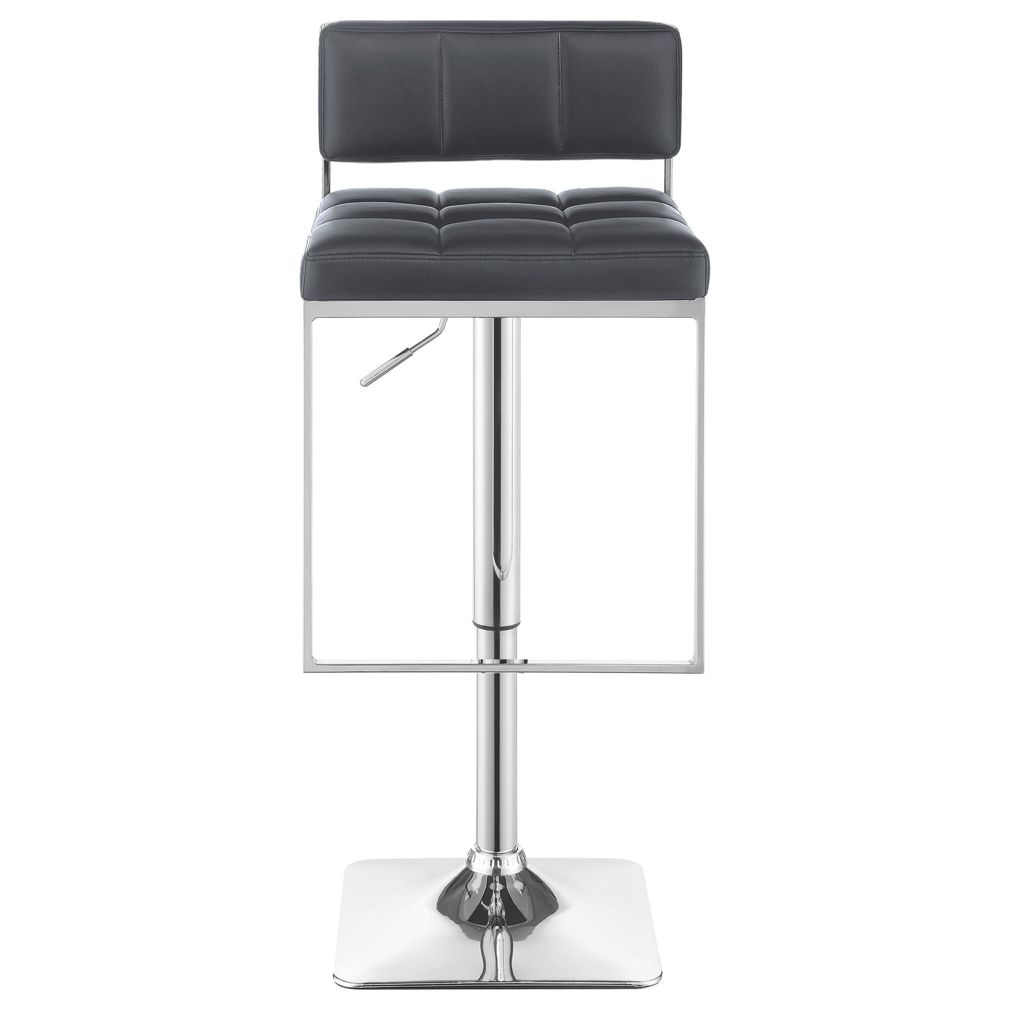 Alameda Adjustable Bar Stool Chrome and Grey