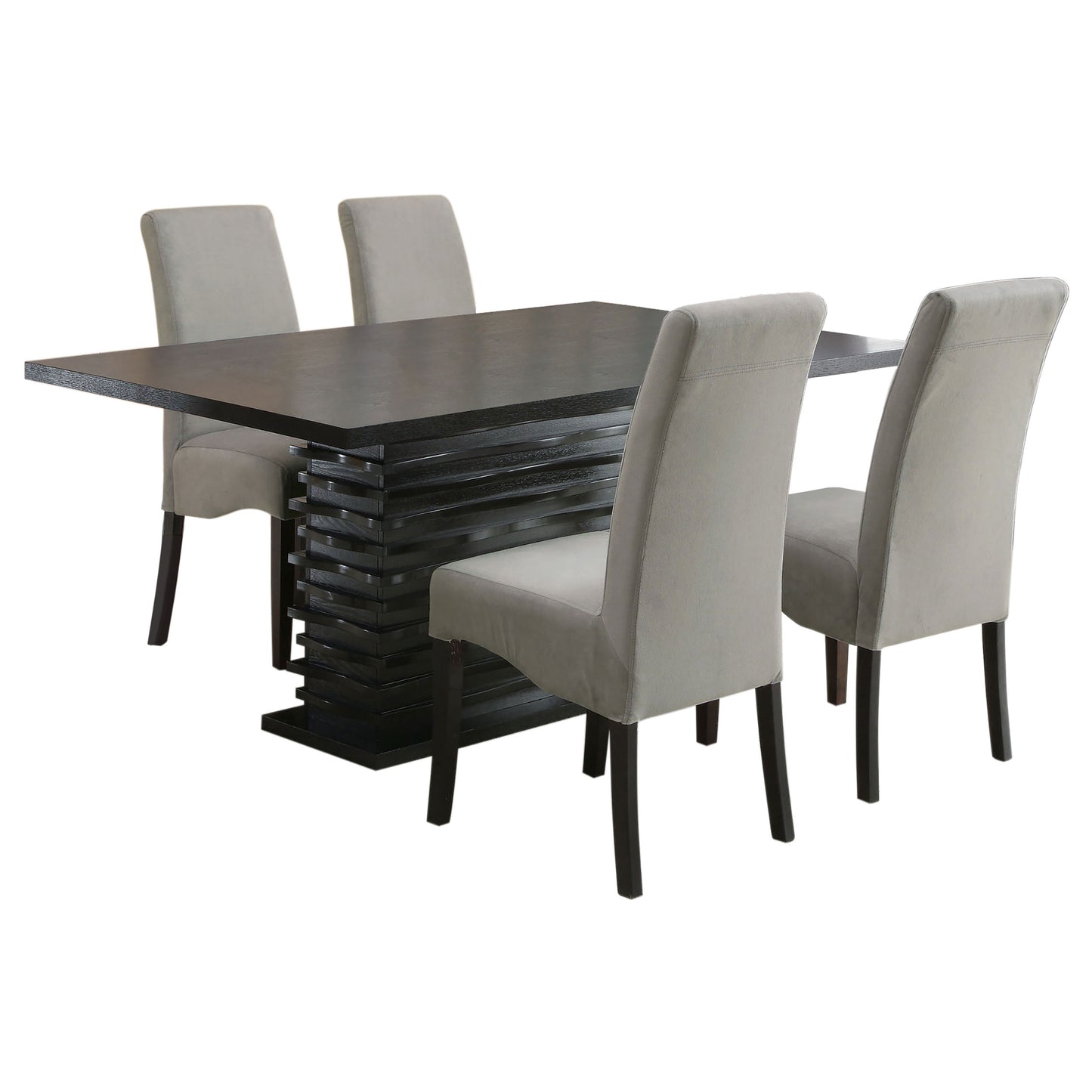 Stanton 5-piece Rectangular Dining Table Set Grey