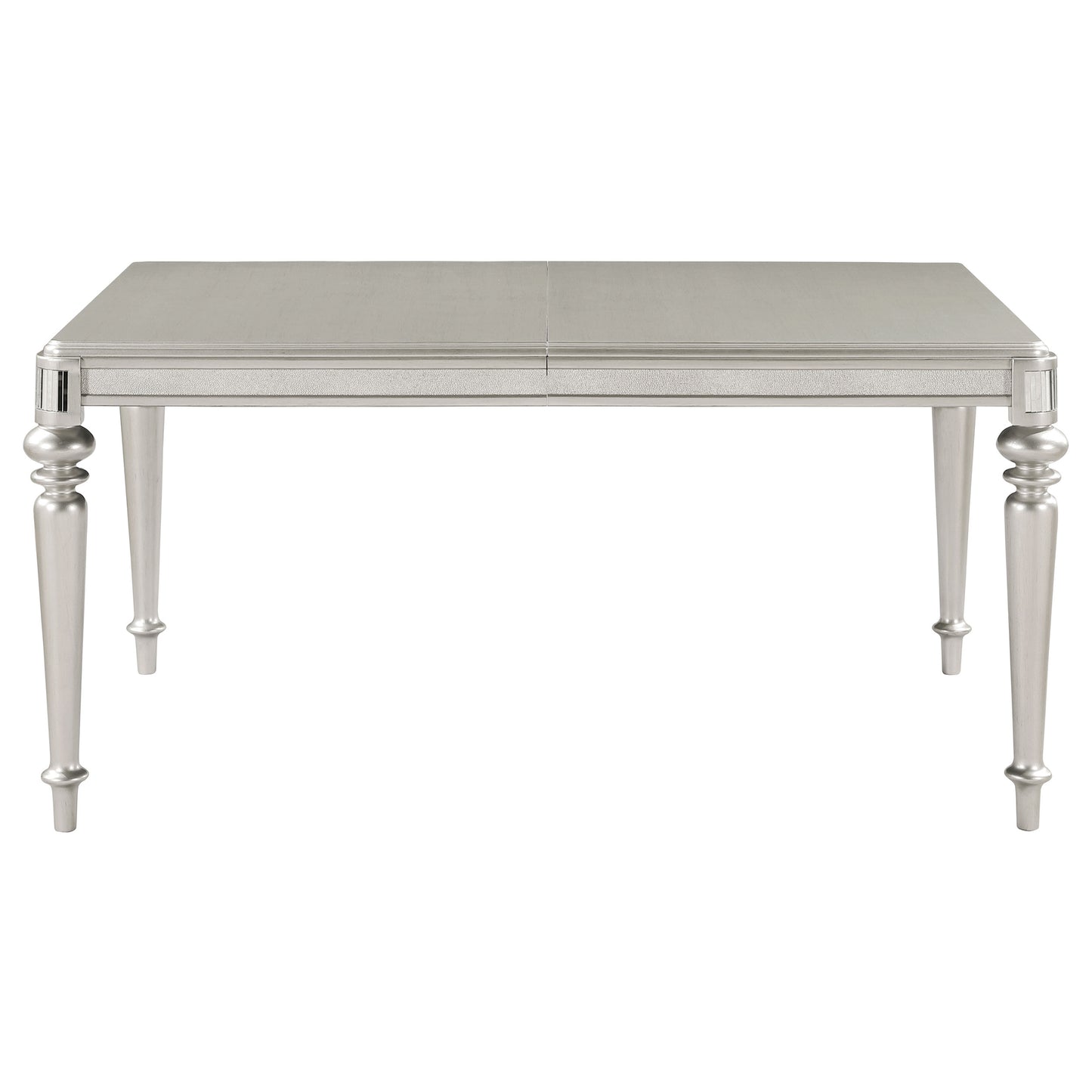 Bling Game 86-inch Extension Dining Table Metallic Platinum