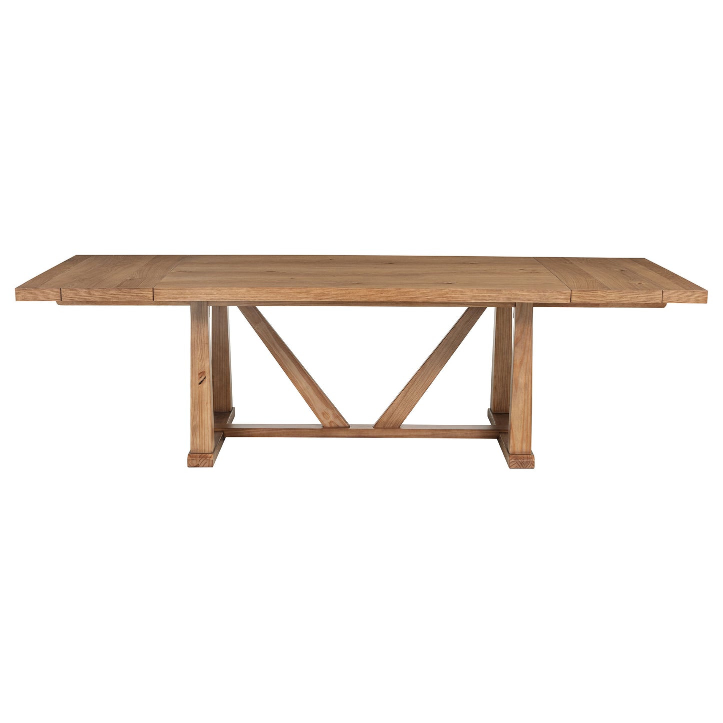 Middleton 106-inch Extension Leaf Dining Table Natural Brown