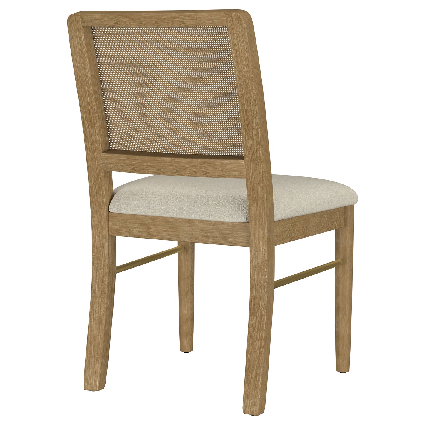 Arini Rattan Cane Dining Side Chair Sand Wash (Set of 2)