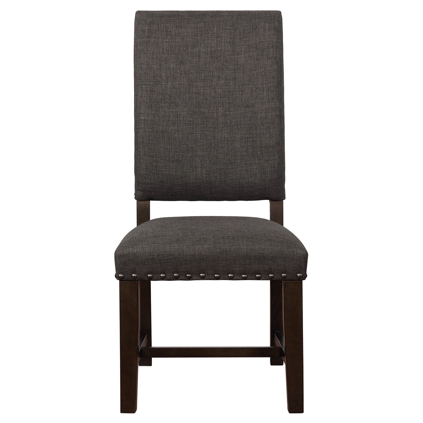 Twain Upholstered Dining Side Chair Warm Grey (Set of 2)