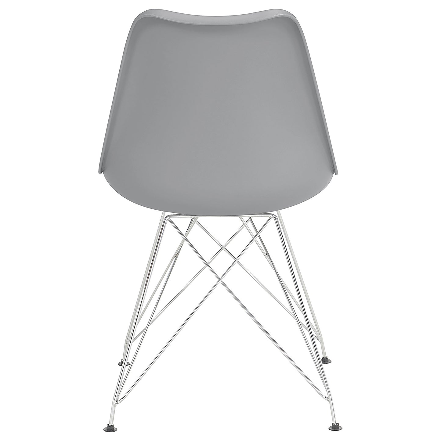 Juniper Polypropylene Dining Side Chair Grey (Set of 2)