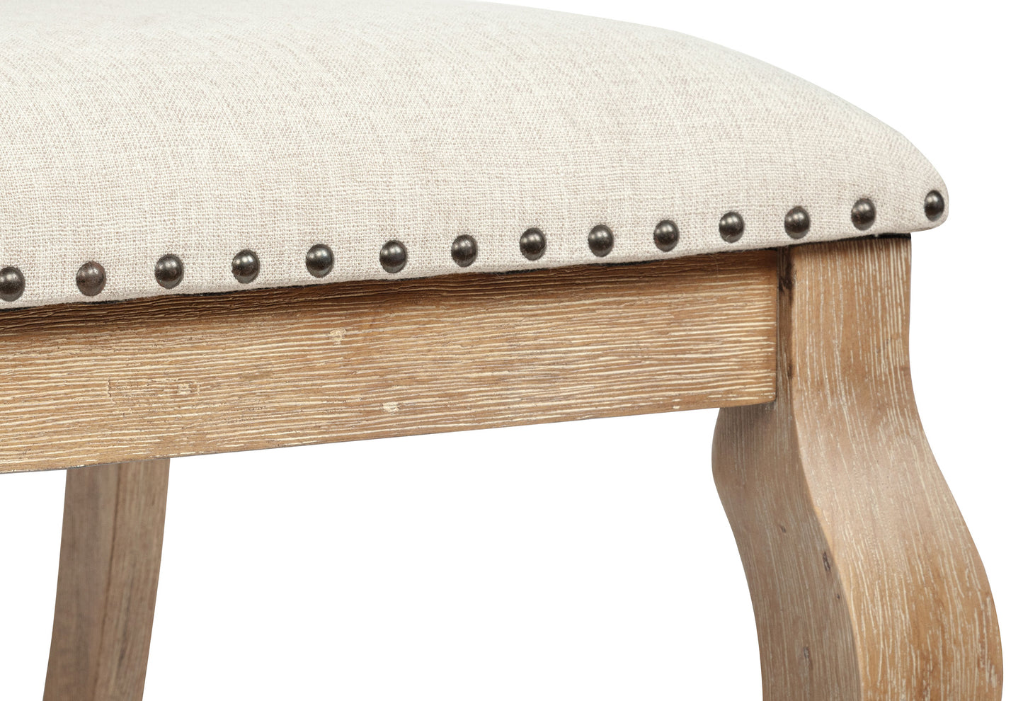 Brockway Upholstered Arm Chair Barley Brown (Set of 2)