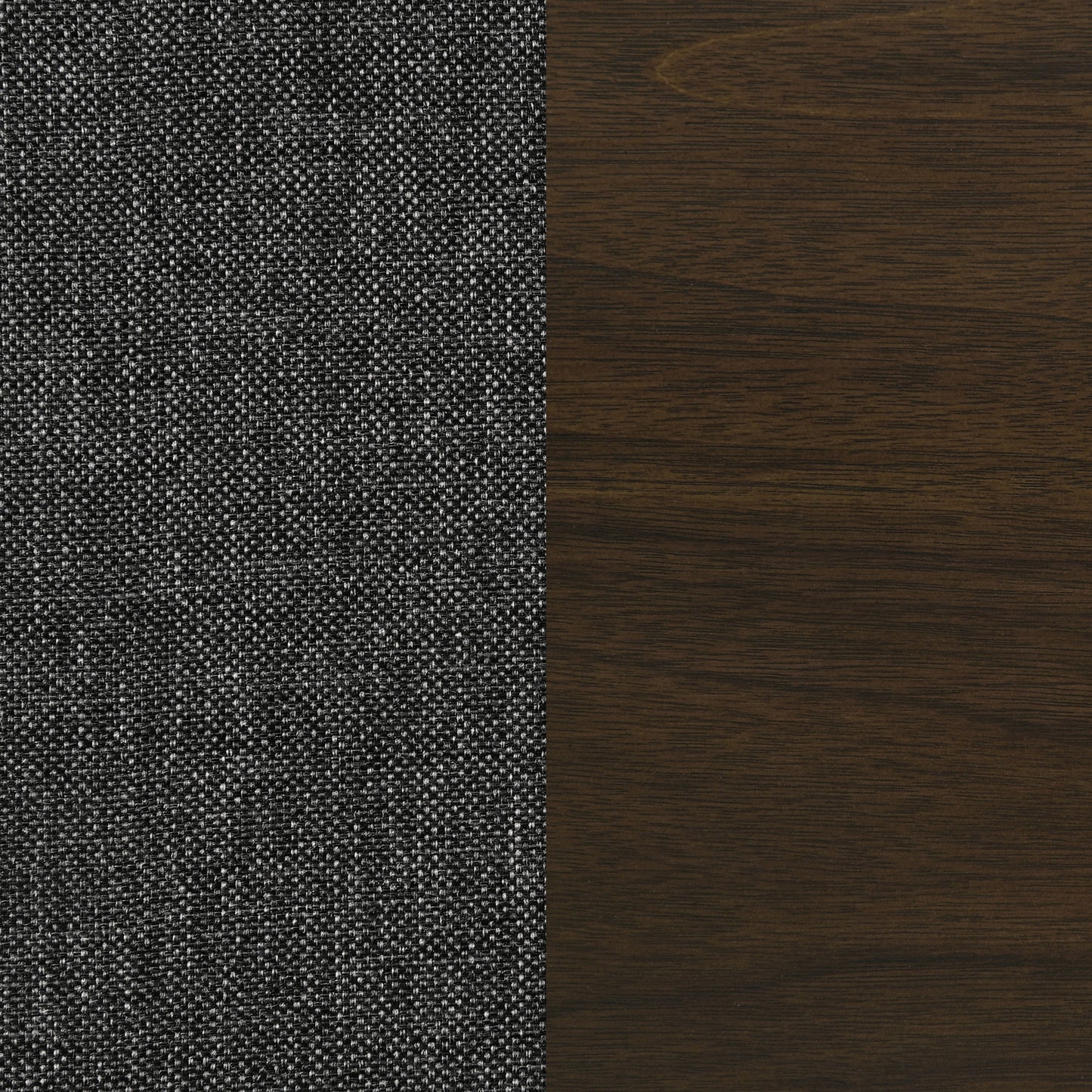 Wes Upholstered Dining Side Chair Dark Walnut (Set of 2)