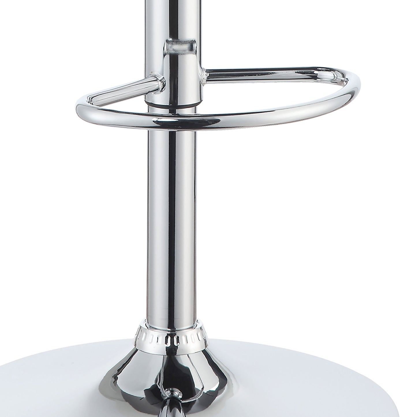 Edenton Upholstered Adjustable Bar Stool Black (Set of 2)