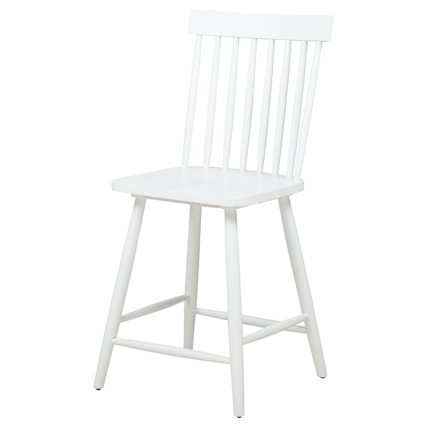 Andrews Windsor Counter Height Dining Side Chair White (Set of 2)
