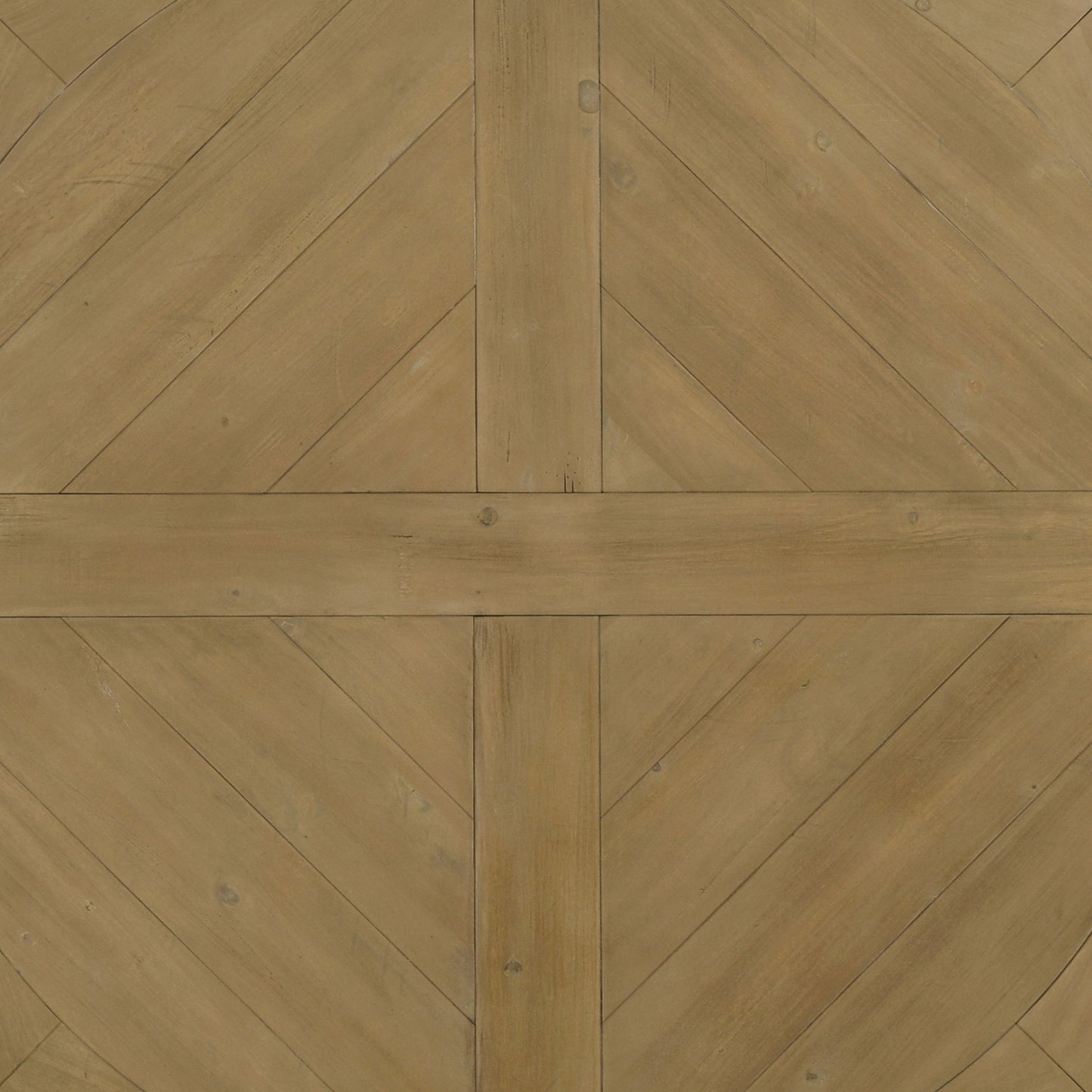 Florence 7-piece Round Dining Table Set Rustic Honey