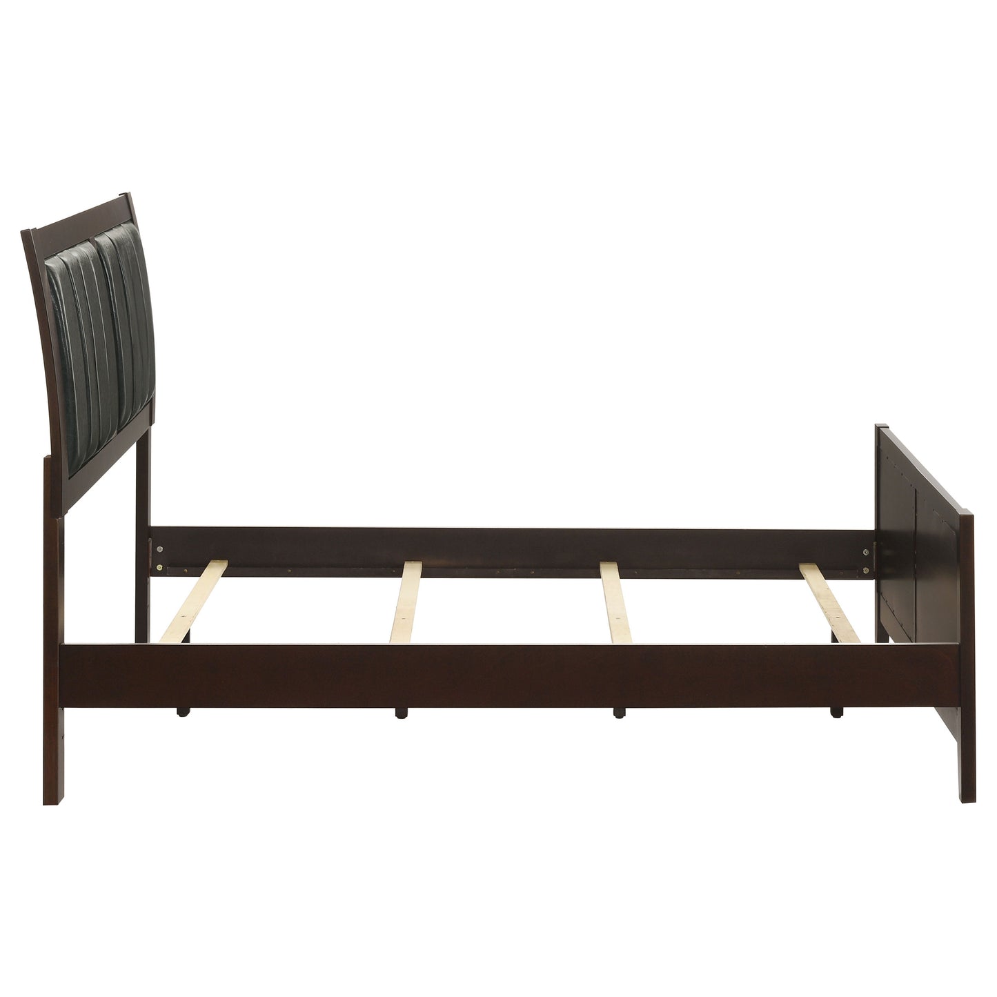 Carlton Wood Full Panel Bed Cappuccino