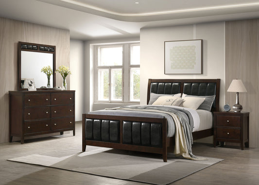 Carlton 4-piece Queen Bedroom Set Cappuccino