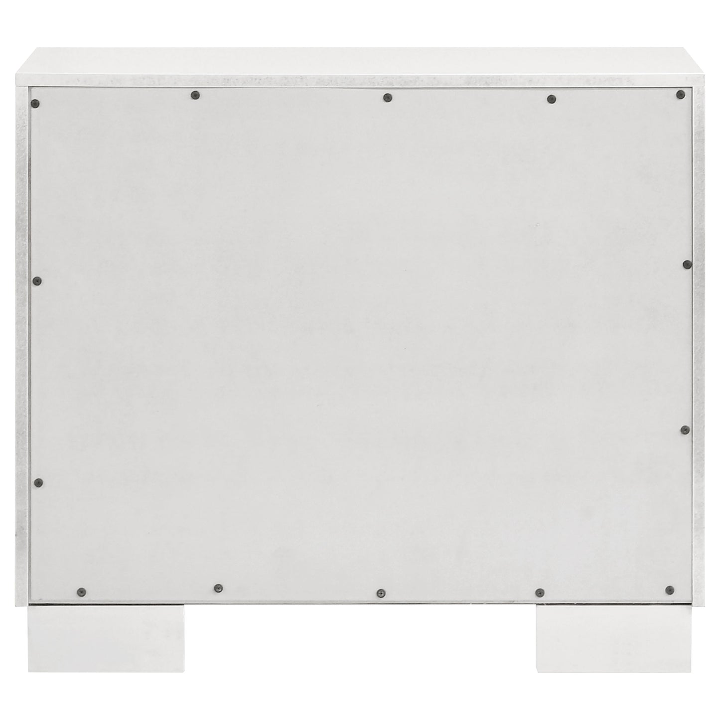 Jessica 2-drawer Nightstand Snow White