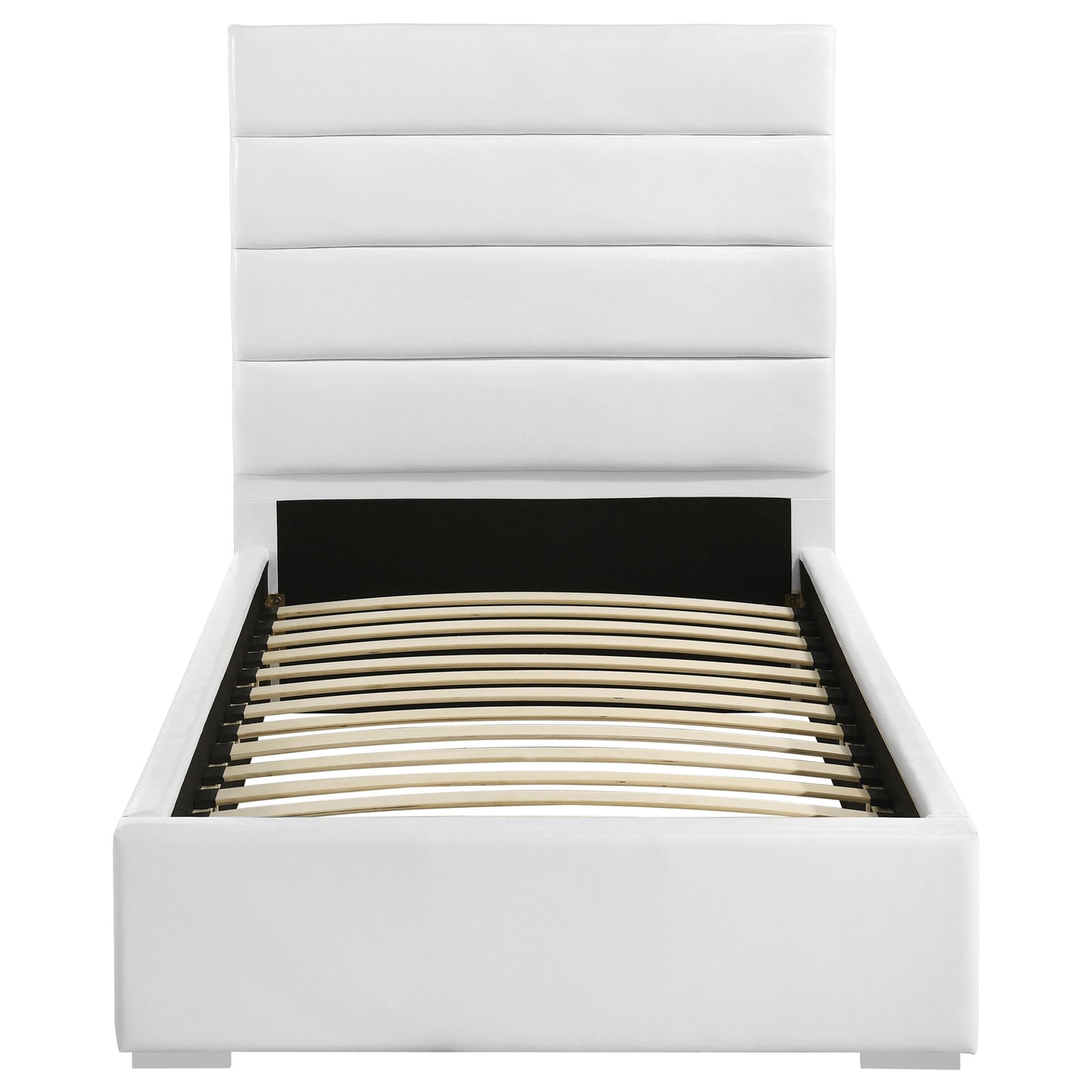 Felicity 53-inch Upholstered Twin Platform Bed White