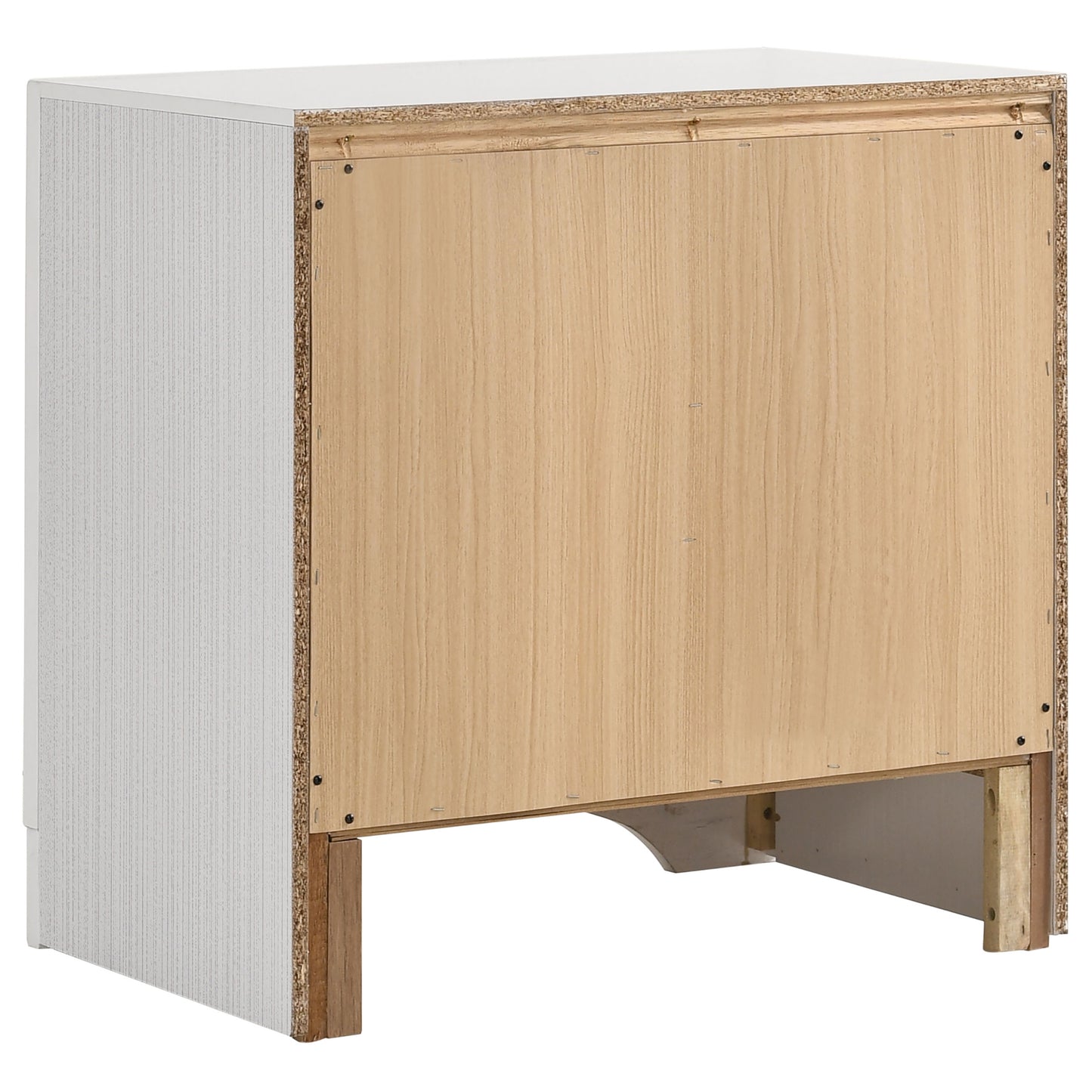 Miranda 3-drawer Nightstand White