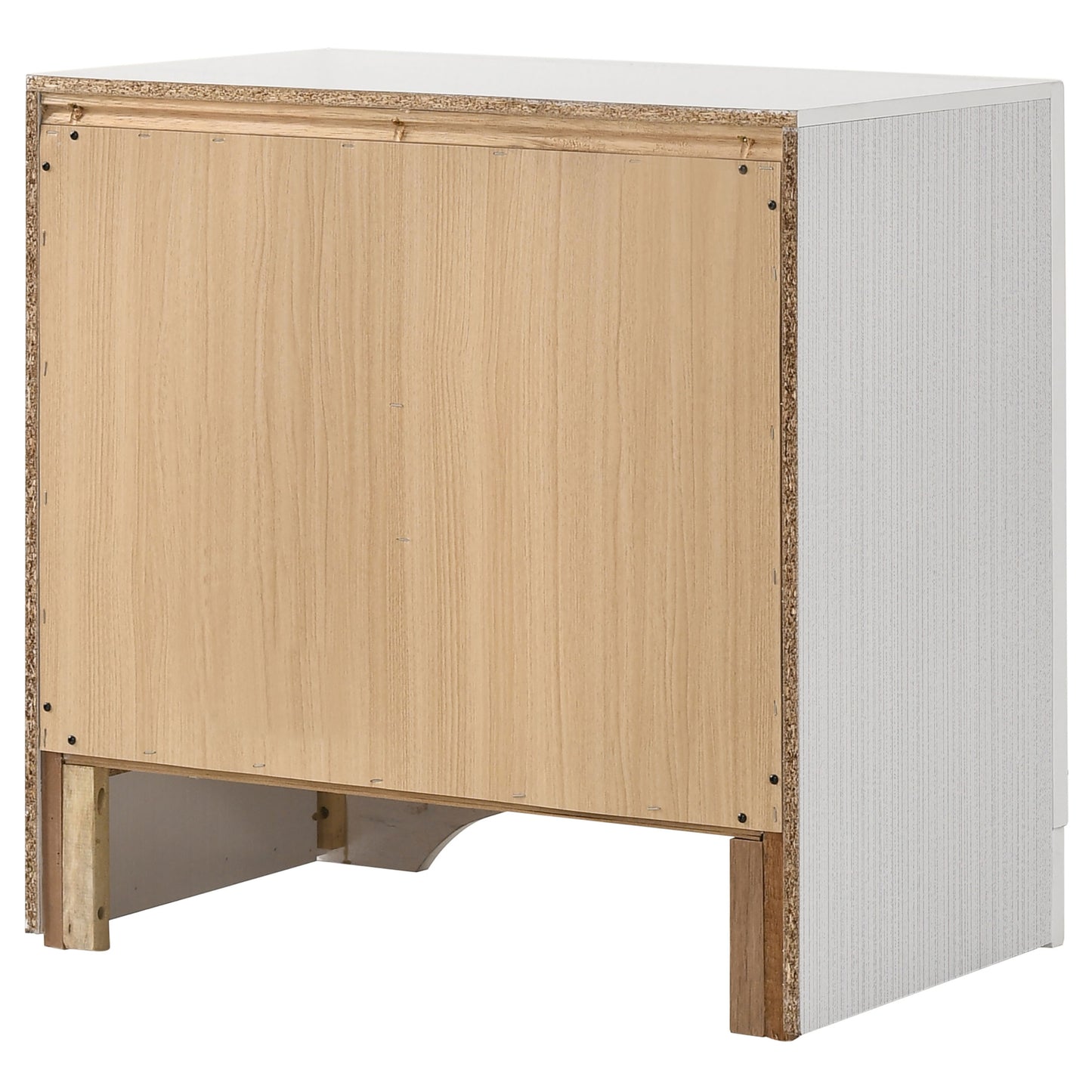 Miranda 3-drawer Nightstand White