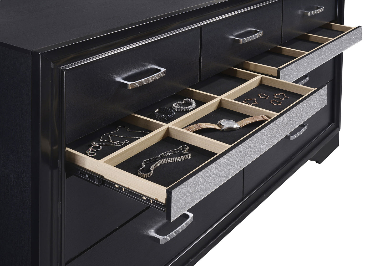 Miranda 4-piece Twin Bedroom Set Black