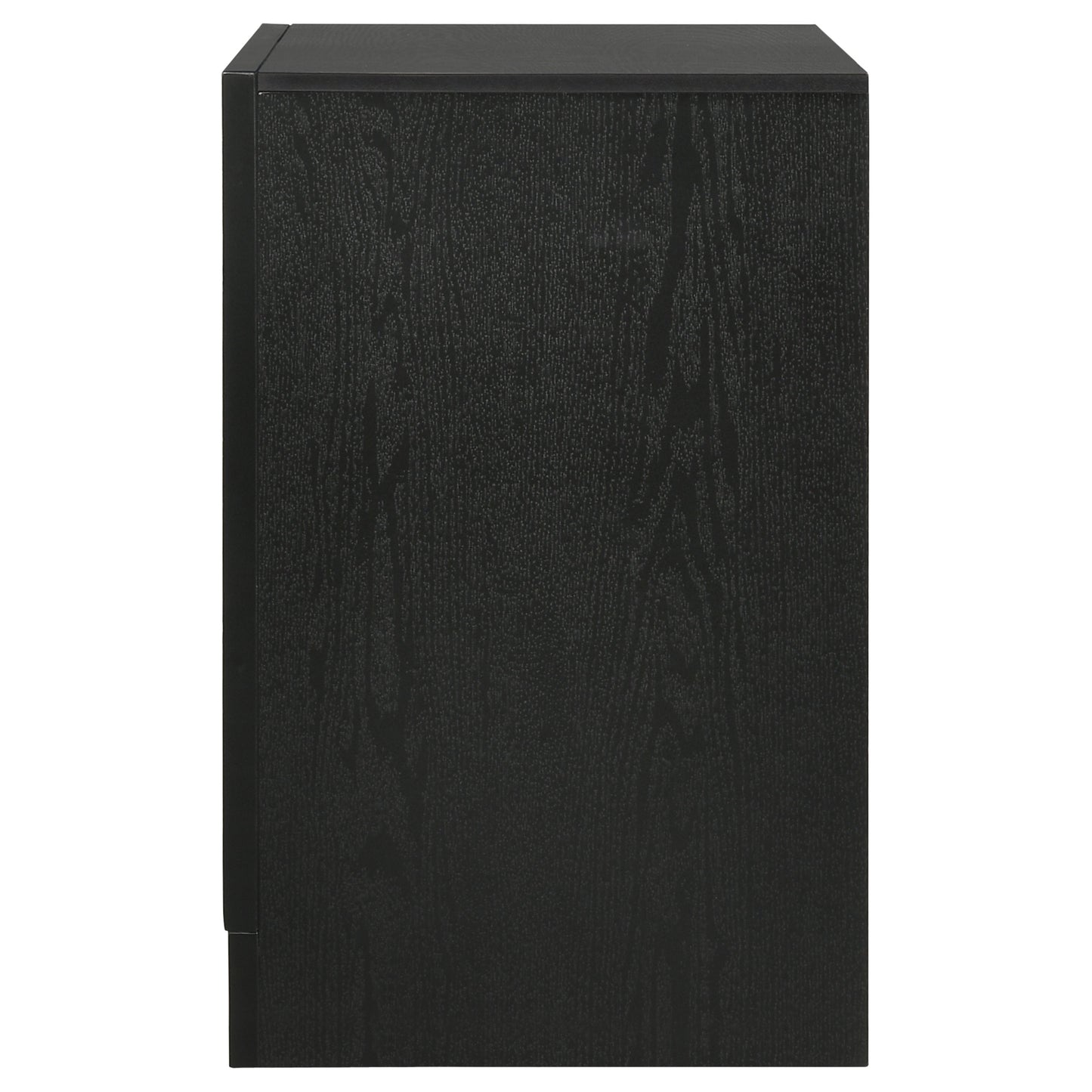 Miranda 3-drawer Nightstand Black