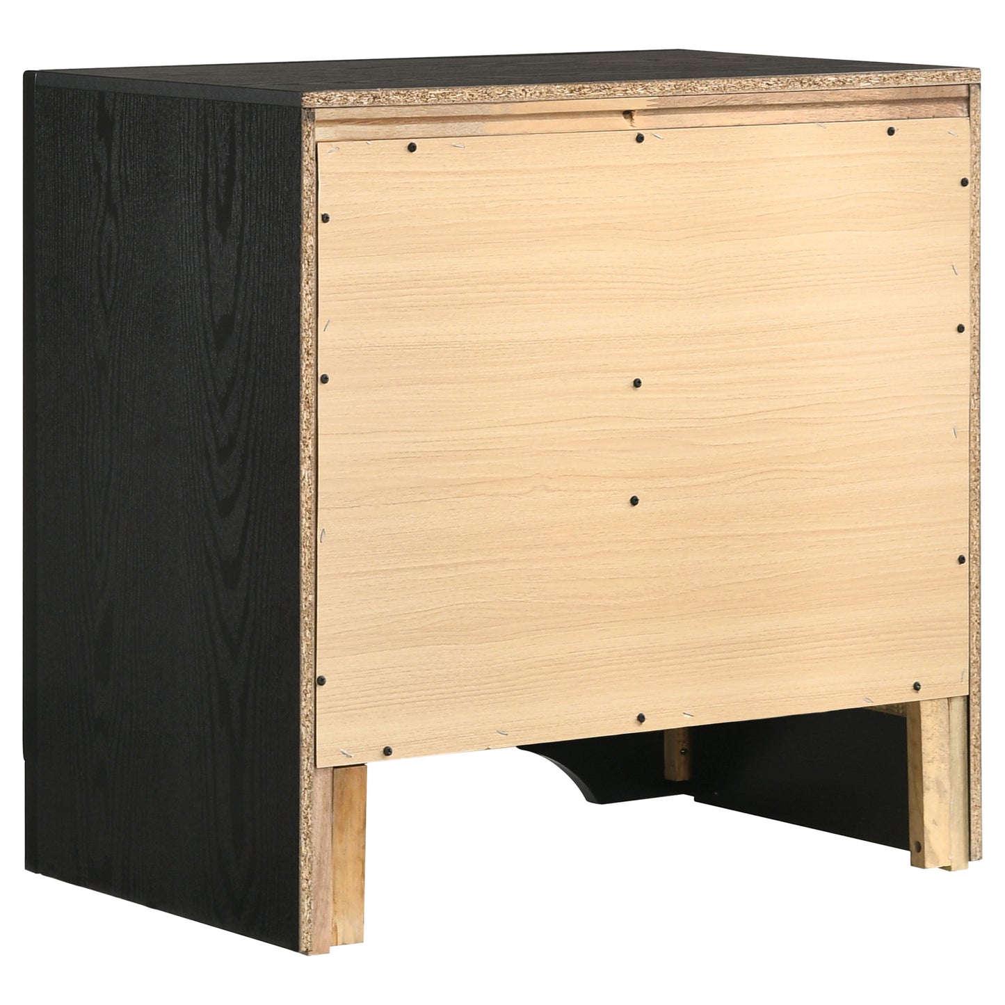 Miranda 3-drawer Nightstand Black