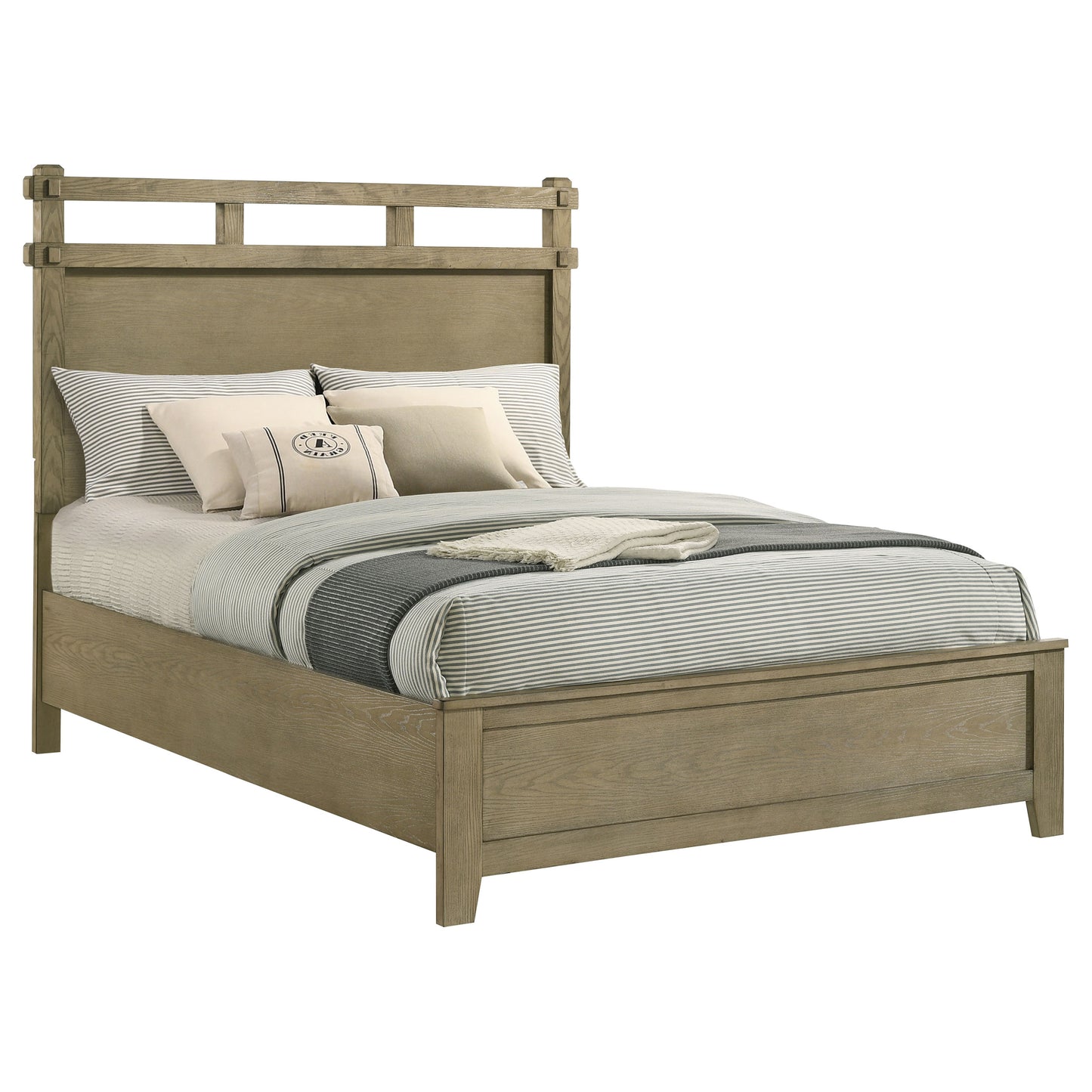 Hazlewood 59-inch Queen Panel Bed Vineyard Oak