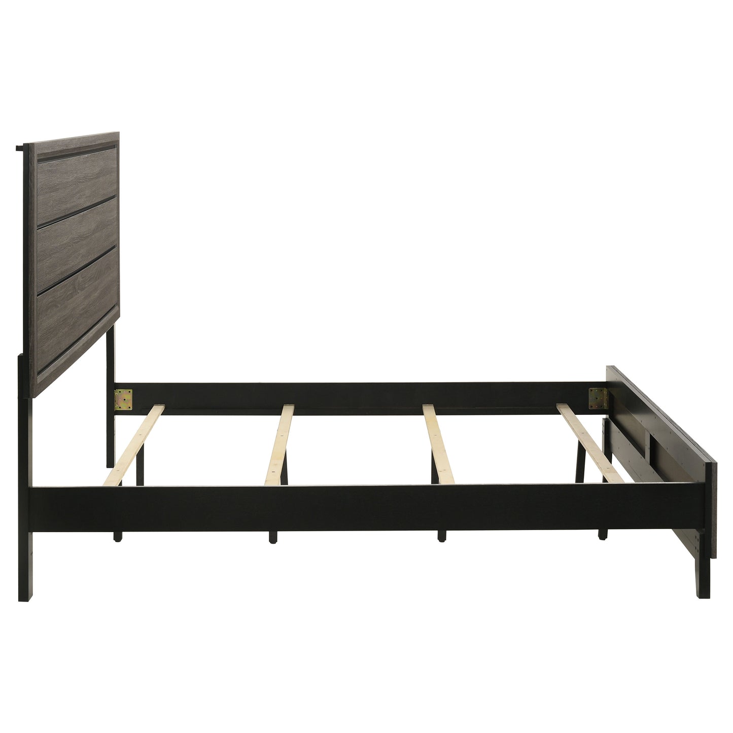 Watson Wood Eastern King Panel Bed Grey Oak