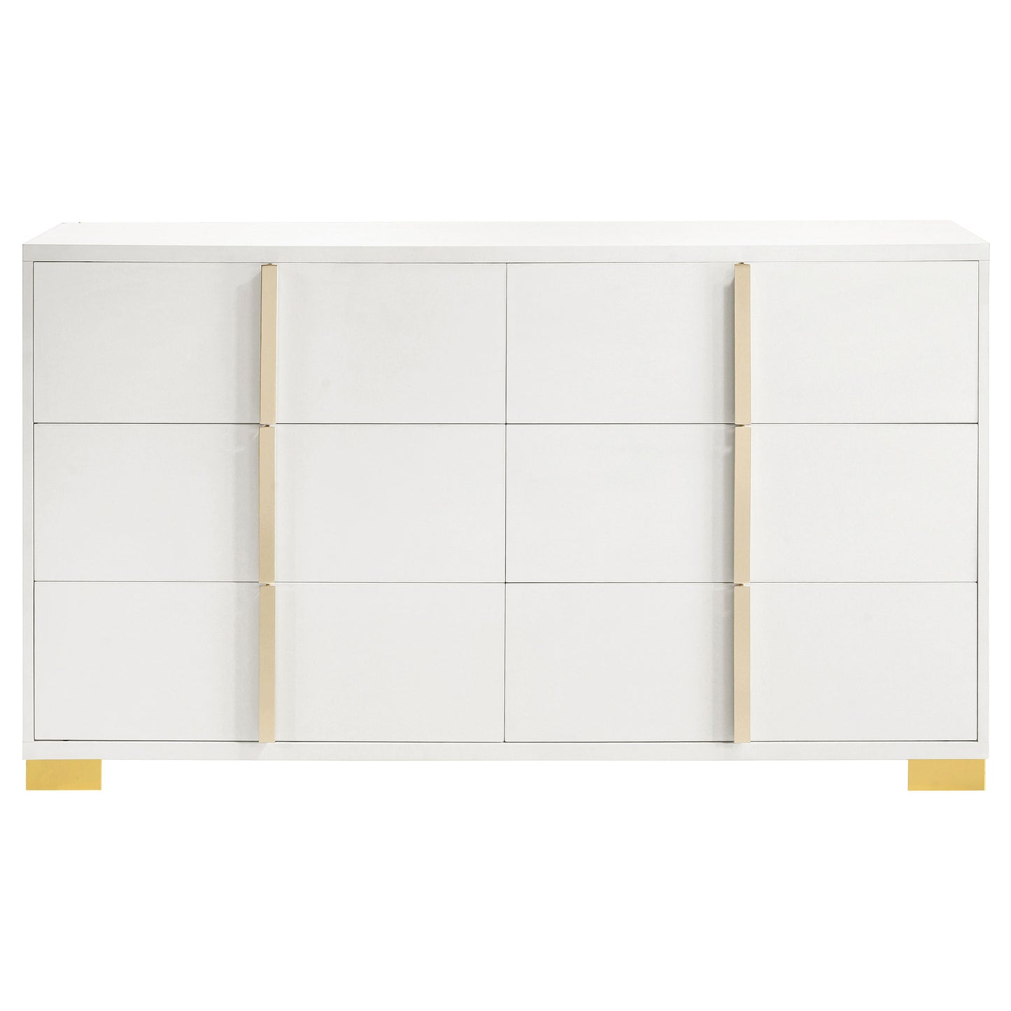 Marceline 6-drawer Dresser White
