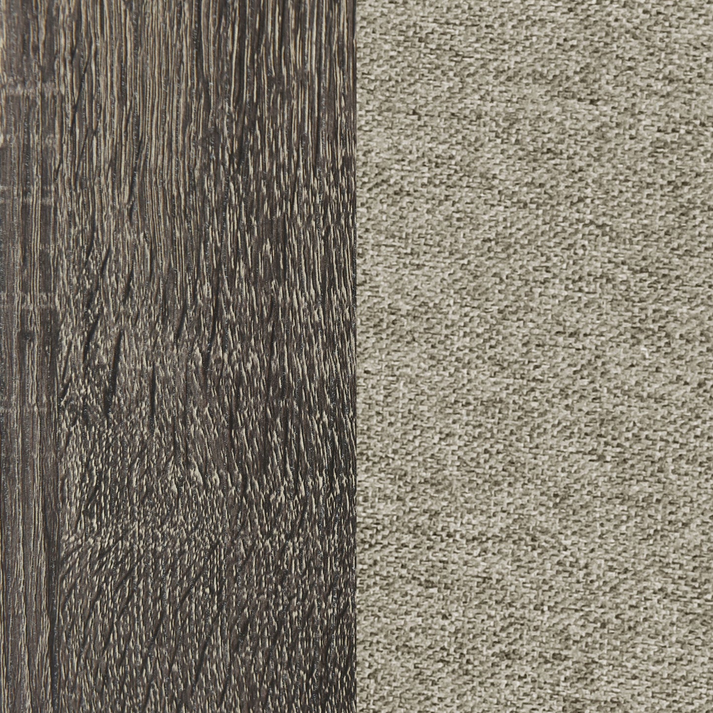 Wright 52-inch Upholstered Queen Bed Brown Oak