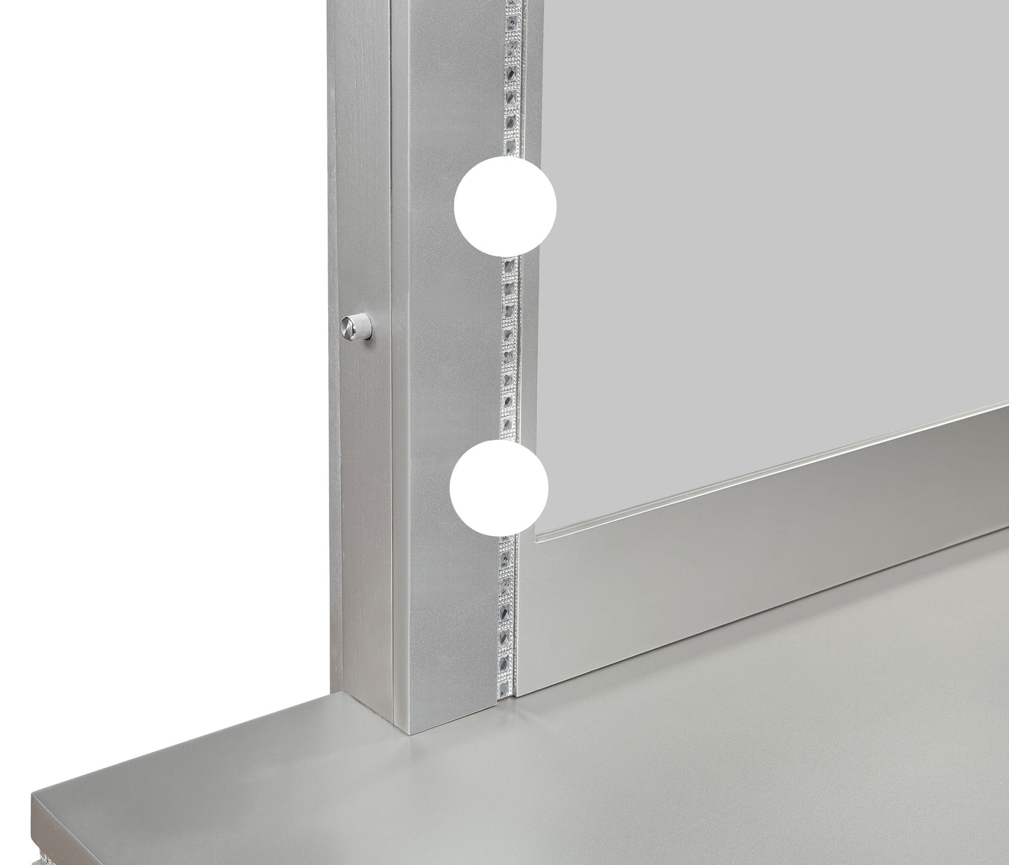 Eleanor Dresser Mirror Metallic Mercury