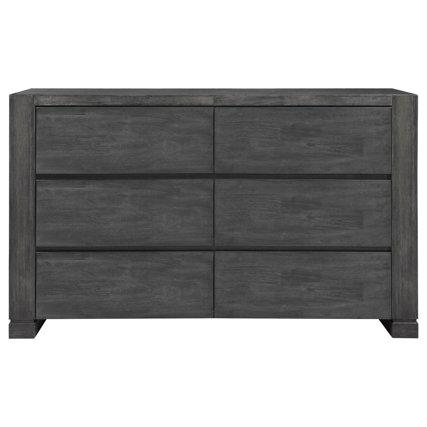 Lorenzo 6-drawer Dresser Dark Grey