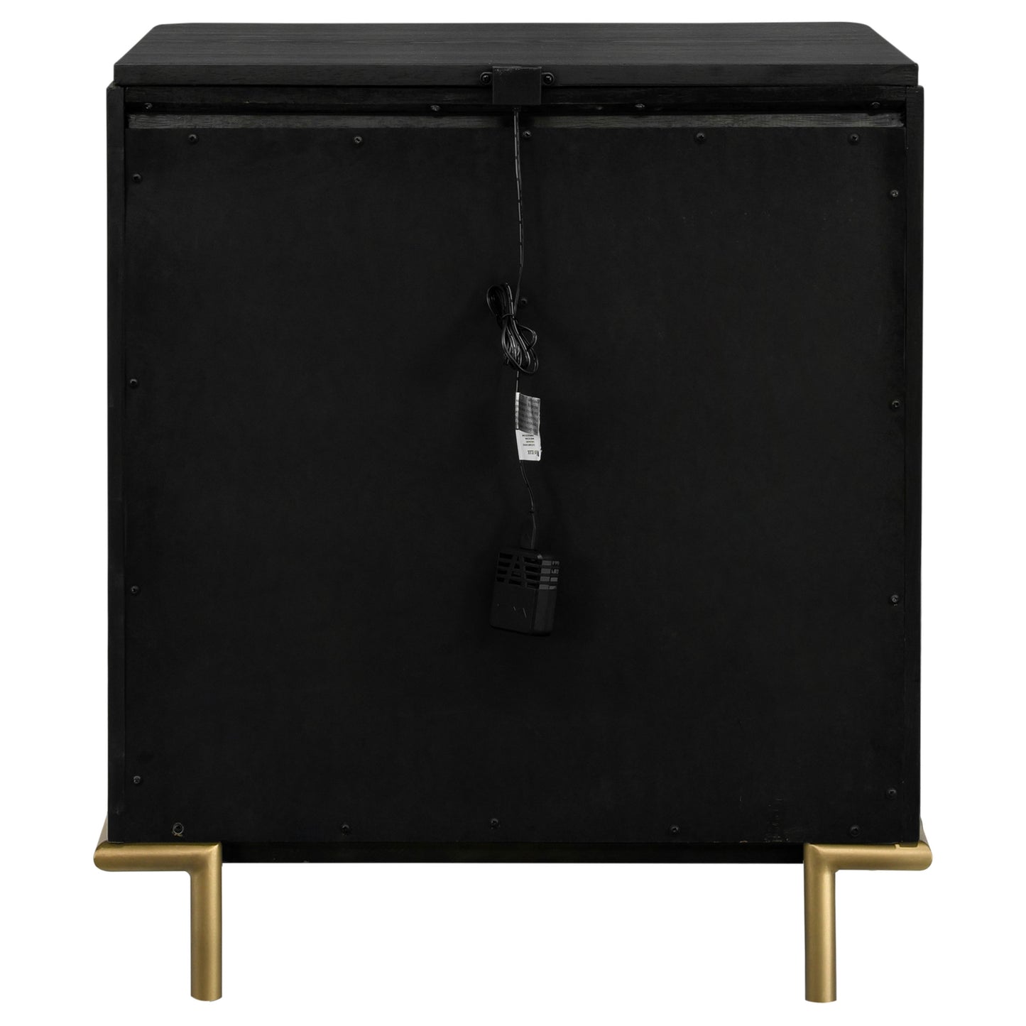 Arini 3-drawer Nightstand Black