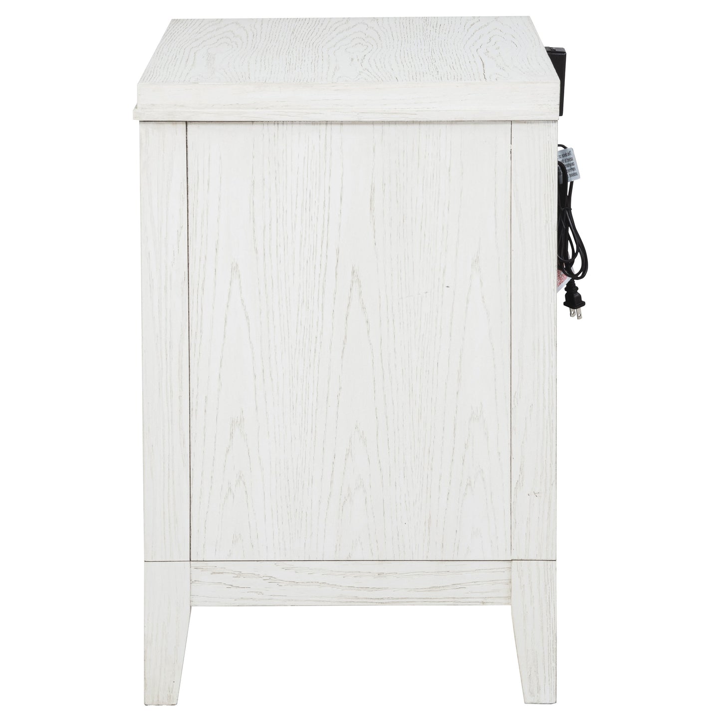Marielle 2-drawer Nightstand Bedside Table Distressed White