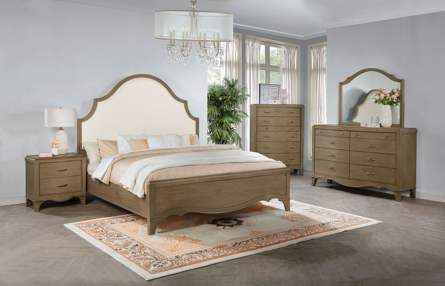 Revello 5-piece California King Bedroom Set Washed Mango