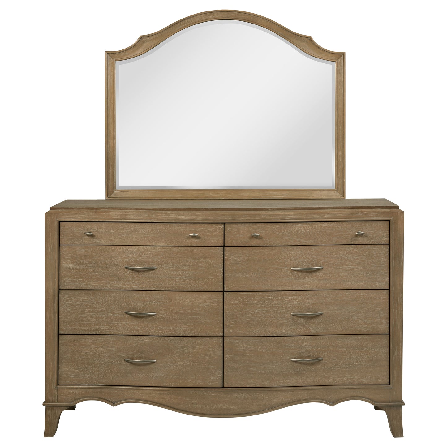Revello 8-drawer Bedroom Dresser with Mirror Washed Mango
