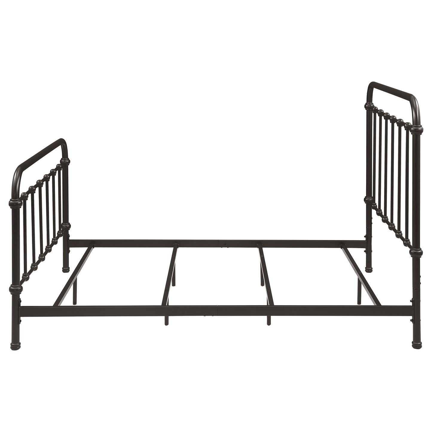 Livingston Metal Full Open Frame Bed Dark Bronze
