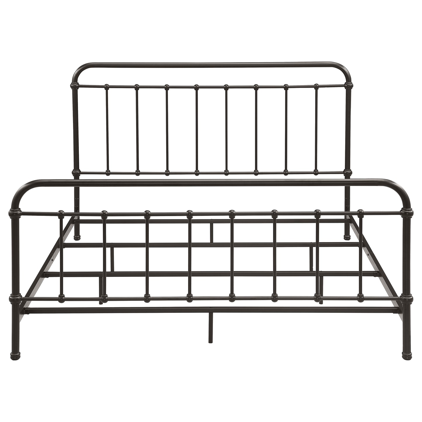 Livingston Metal Eastern King Open Frame Bed Dark Bronze