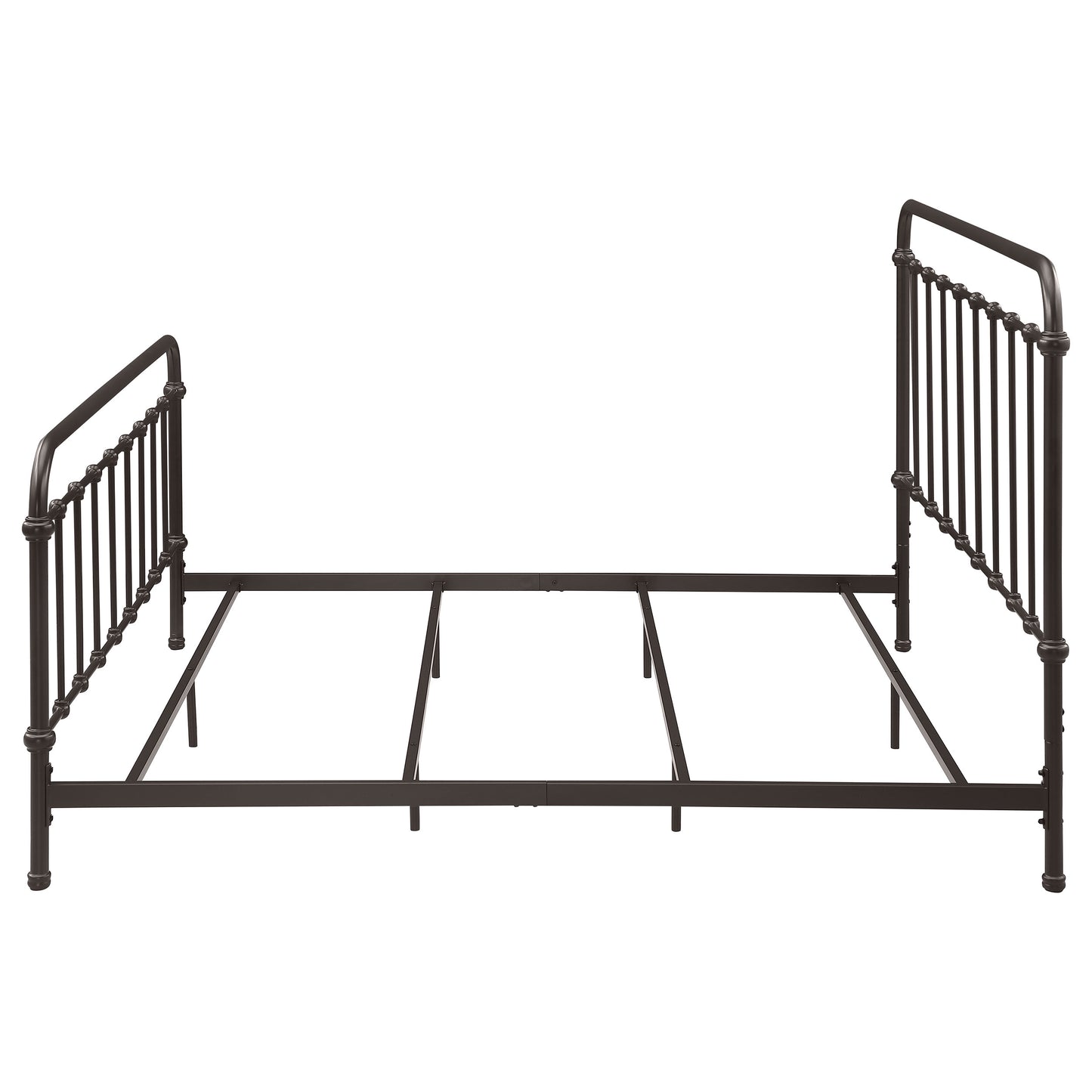 Livingston Metal Eastern King Open Frame Bed Dark Bronze