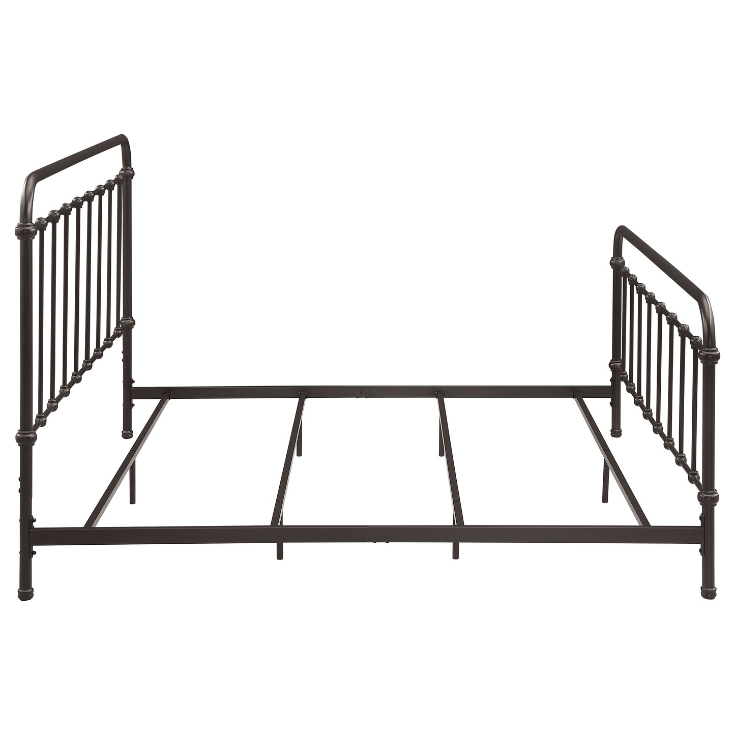 Livingston Metal Eastern King Open Frame Bed Dark Bronze