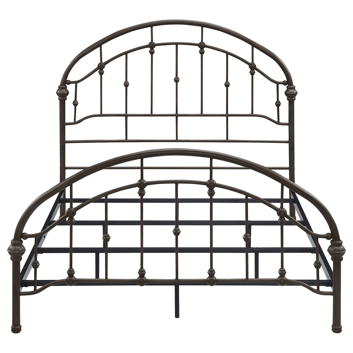 Rowan Metal Queen Open Frame Bed Dark Bronze