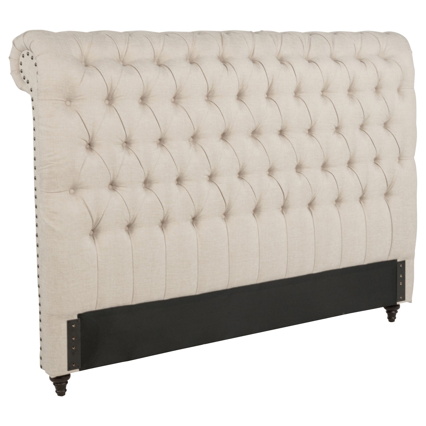 Devon 57-inch Upholstered Full Headboard Beige