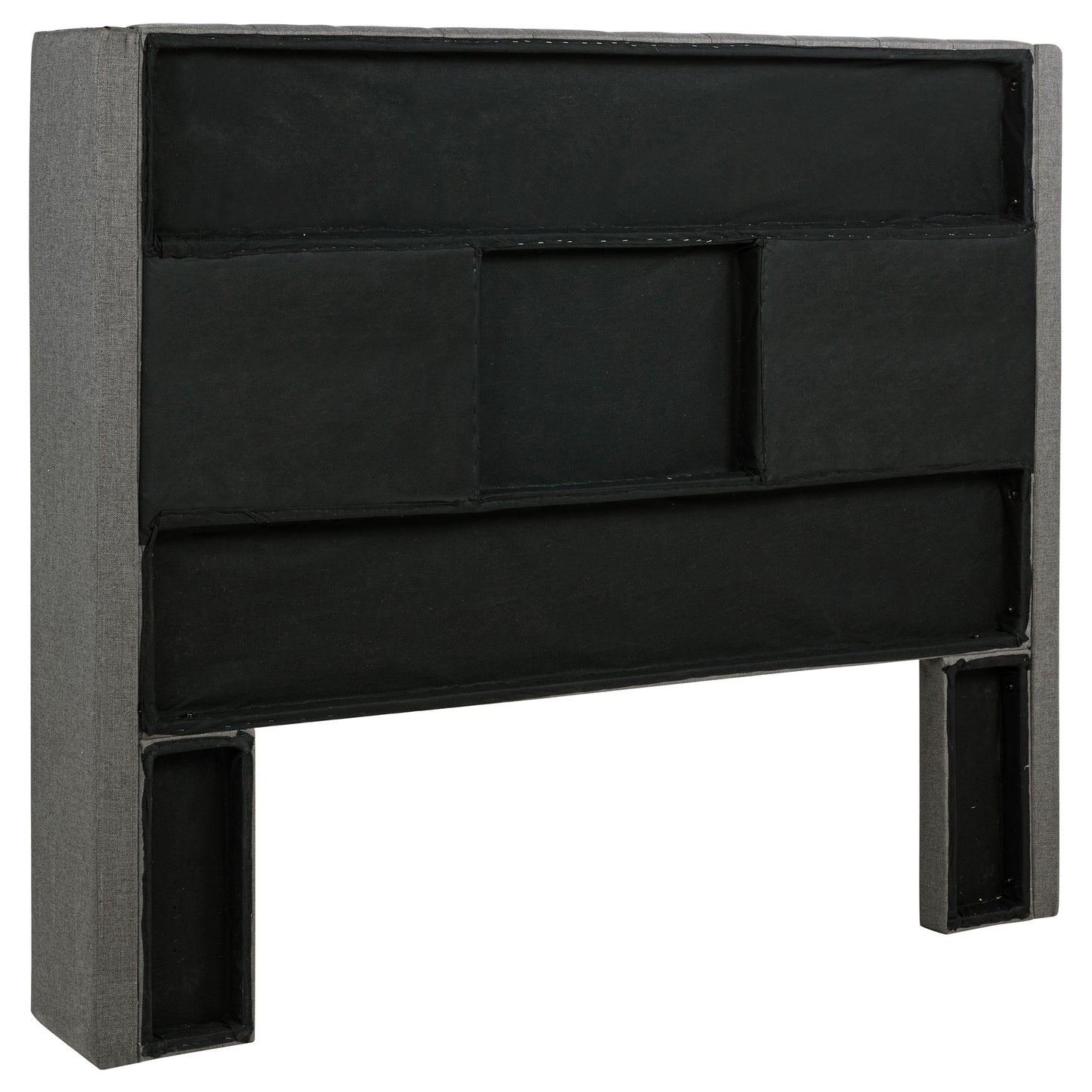 Bancroft Upholstered California King Wingback Headboard Grey