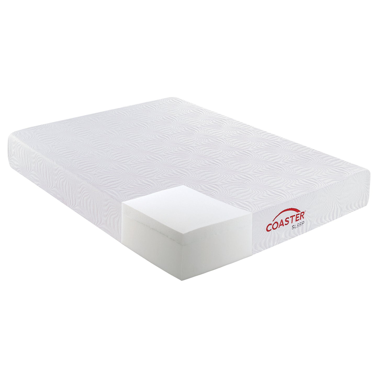 Keegan 8-inch Twin Long Memory Foam Mattress White