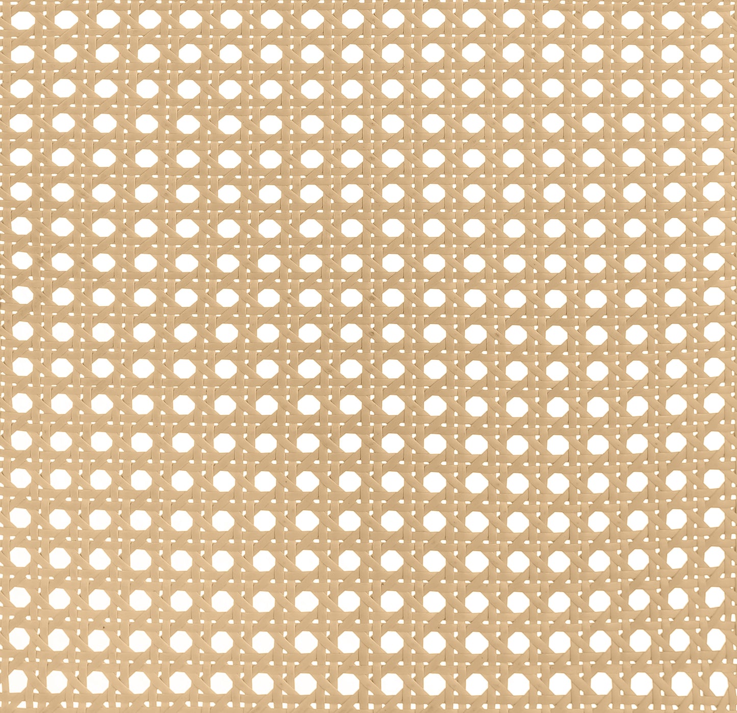 Lanewood Open Cane Webbing Metal Eastern King Bed White