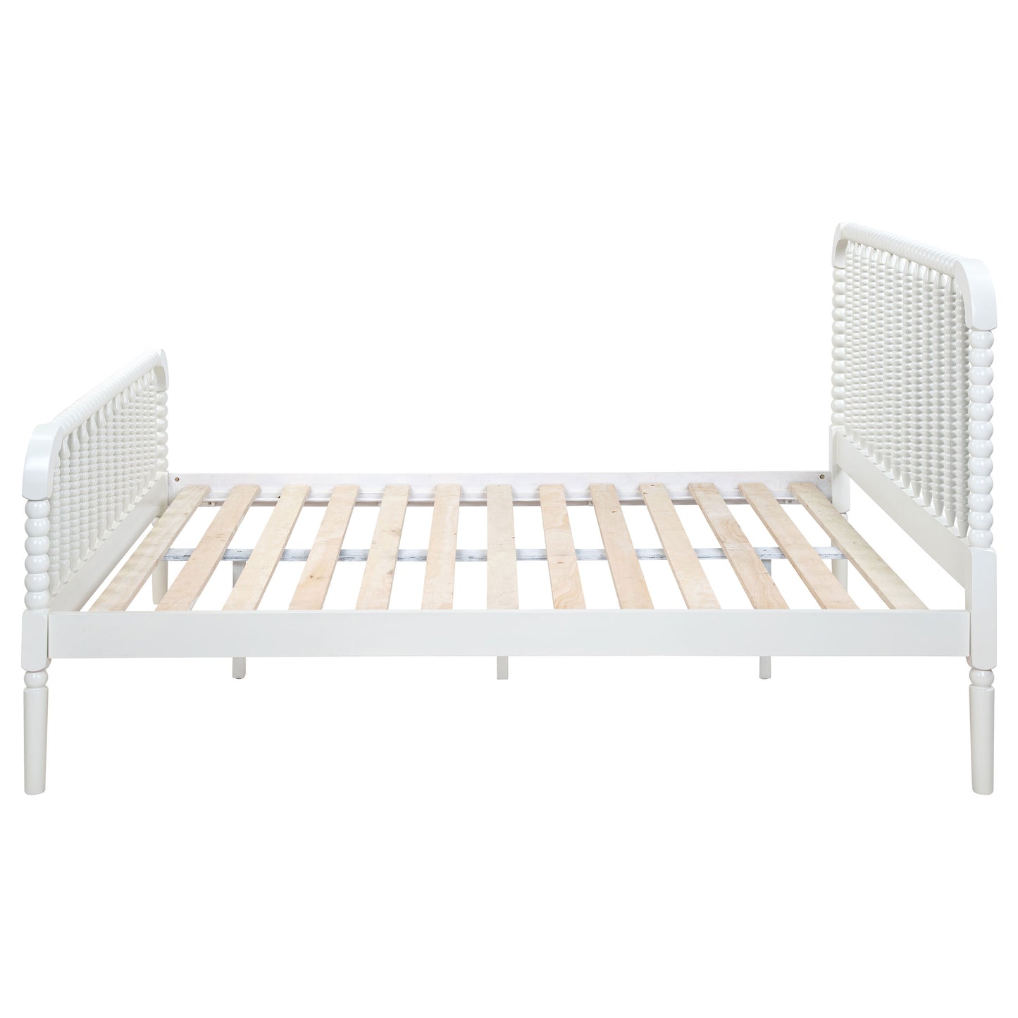 Jones Wood Full Open Frame Bed White