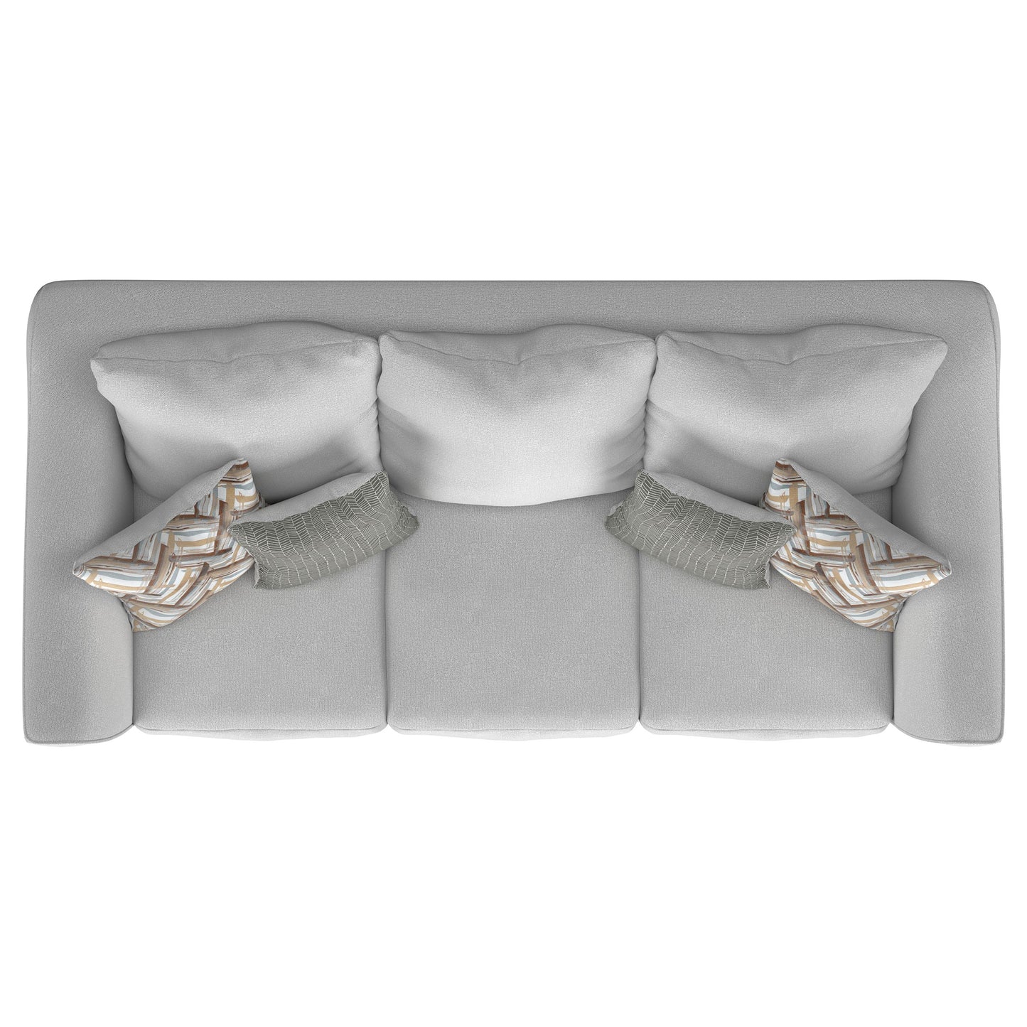 Salizar Upholstered Flared Arm Sofa Sand