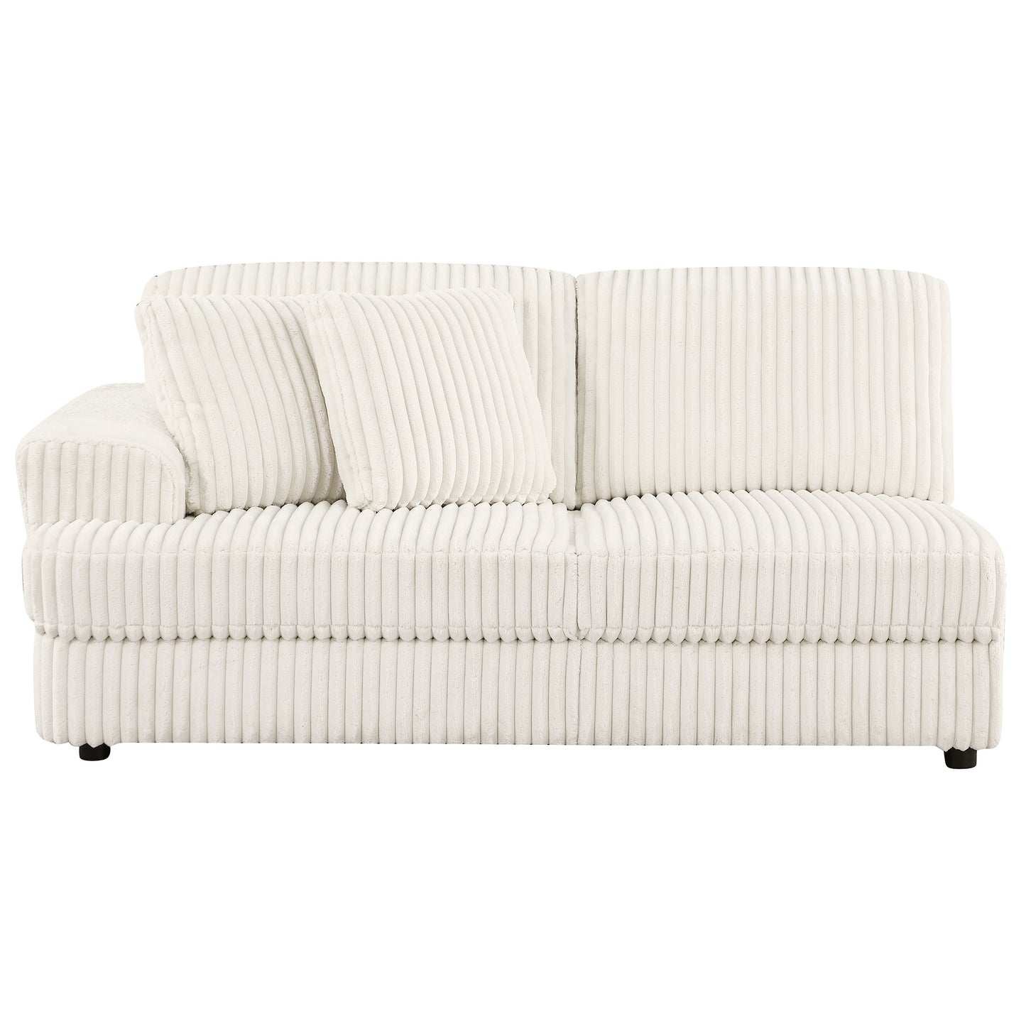Emberson Upholstered LAF Loveseat Ivory