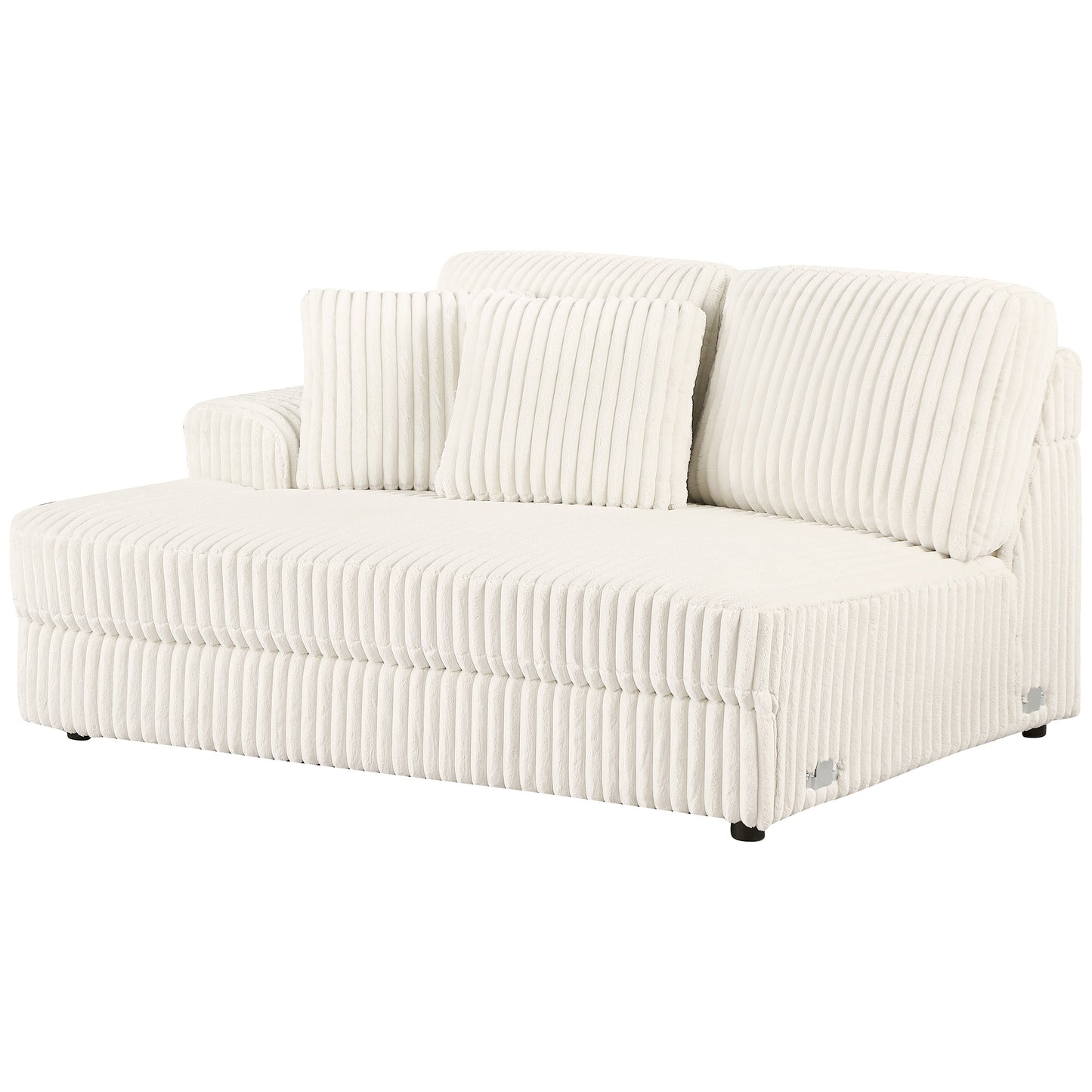 Emberson Upholstered LAF Loveseat Ivory